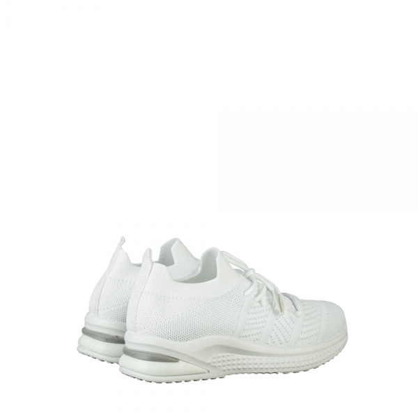 Детски спортни обувки бели  от текстилен материал  Kimmy, 4 - Kalapod.bg